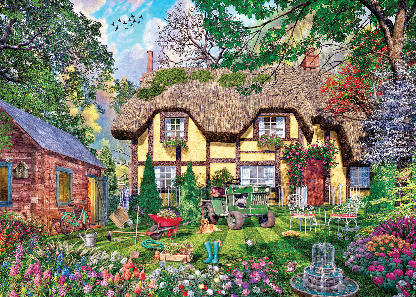 Falcon de luxe The Caretaker's Cottage 1000 Piece Jigsaw Puzzle