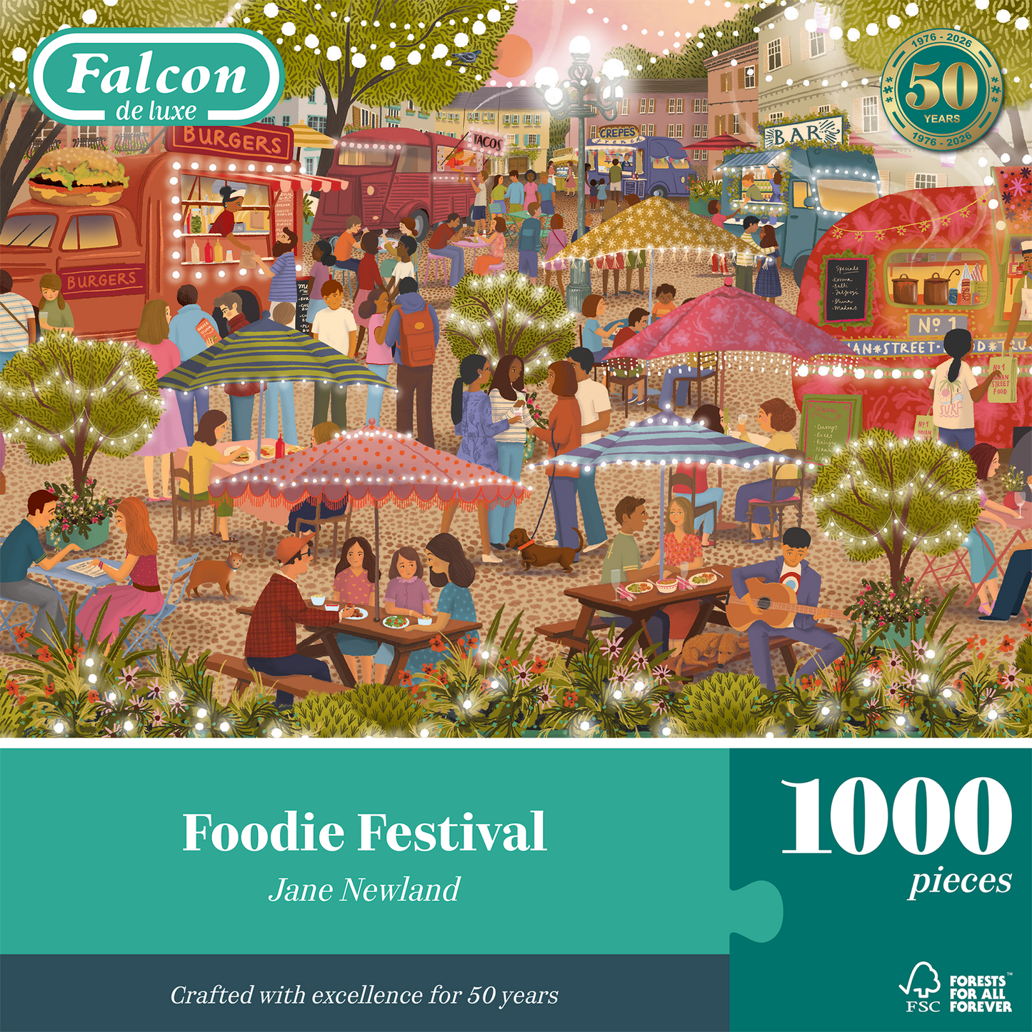 Falcon de luxe Foodie Festival 1000 Piece Jigsaw Puzzle