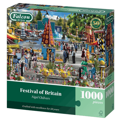 Falcon de luxe Festival of Britain 1000 Piece Jigsaw Puzzle