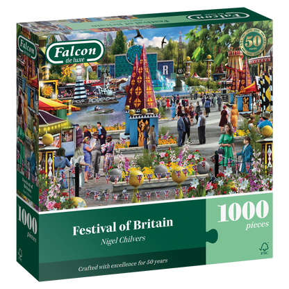 Falcon de luxe Festival of Britain 1000 Piece Jigsaw Puzzle