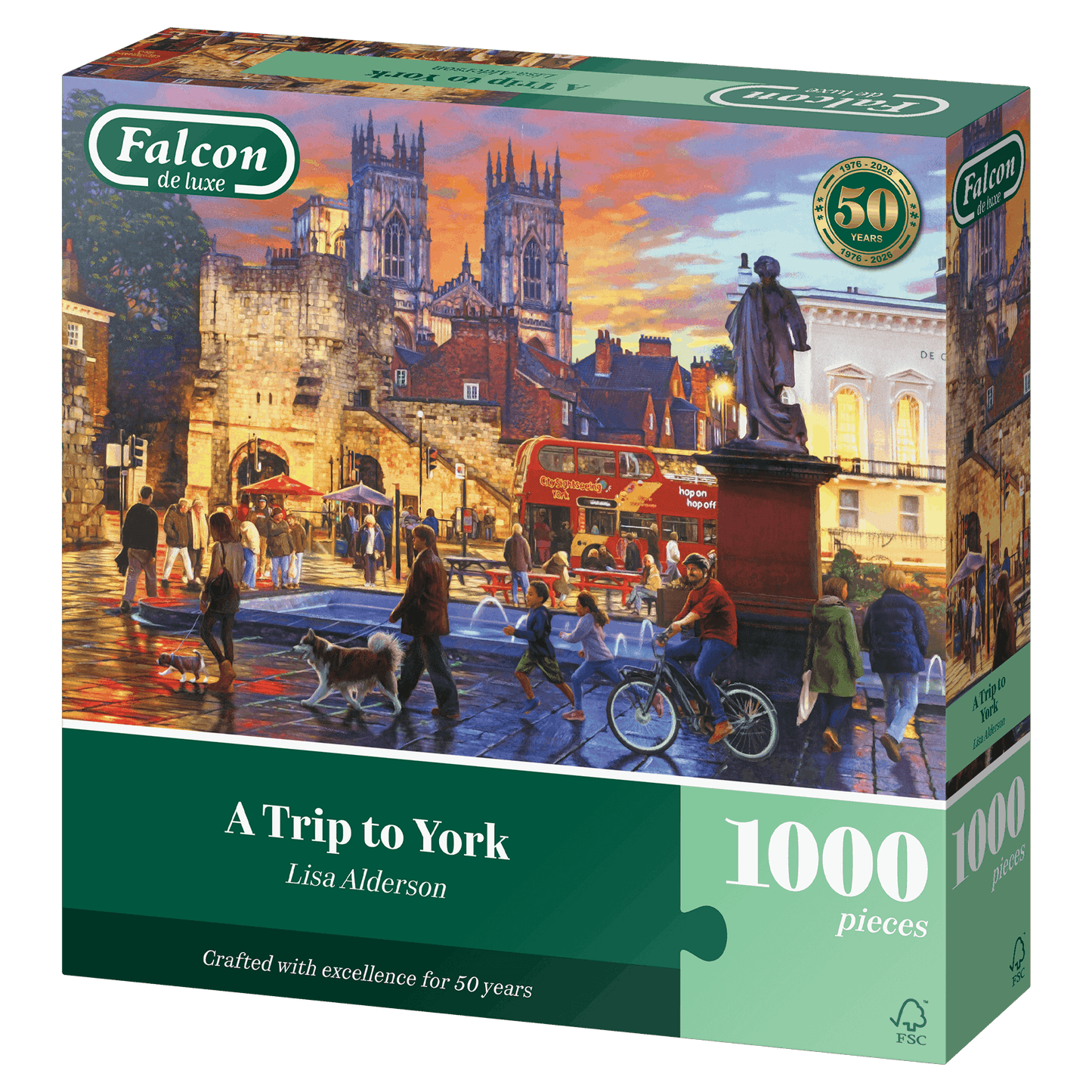 Falcon de luxe A Trip to York 1000 Piece Jigsaw Puzzle
