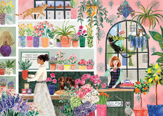 Falcon de luxe The Flower Studio 1000 Piece Jigsaw Puzzle