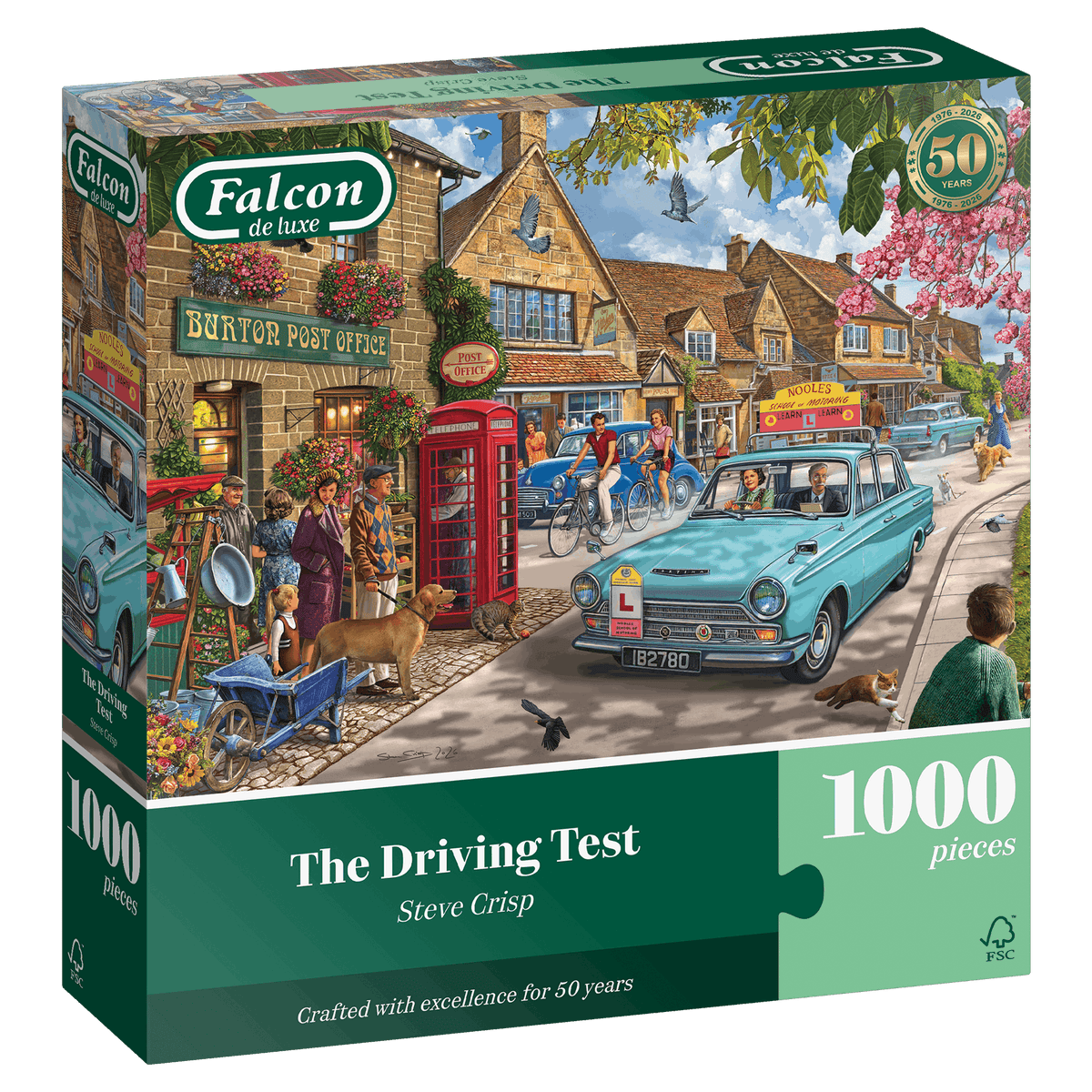 Falcon Spring Puzzle Falcon de luxe The Driving Test 1000 Piece Jigsaw Puzzle – All Jigsaw ...