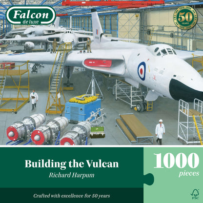 PRE-ORDER Falcon de Luxe Building the Vulcan 1000 Piece Jigsaw Puzzle