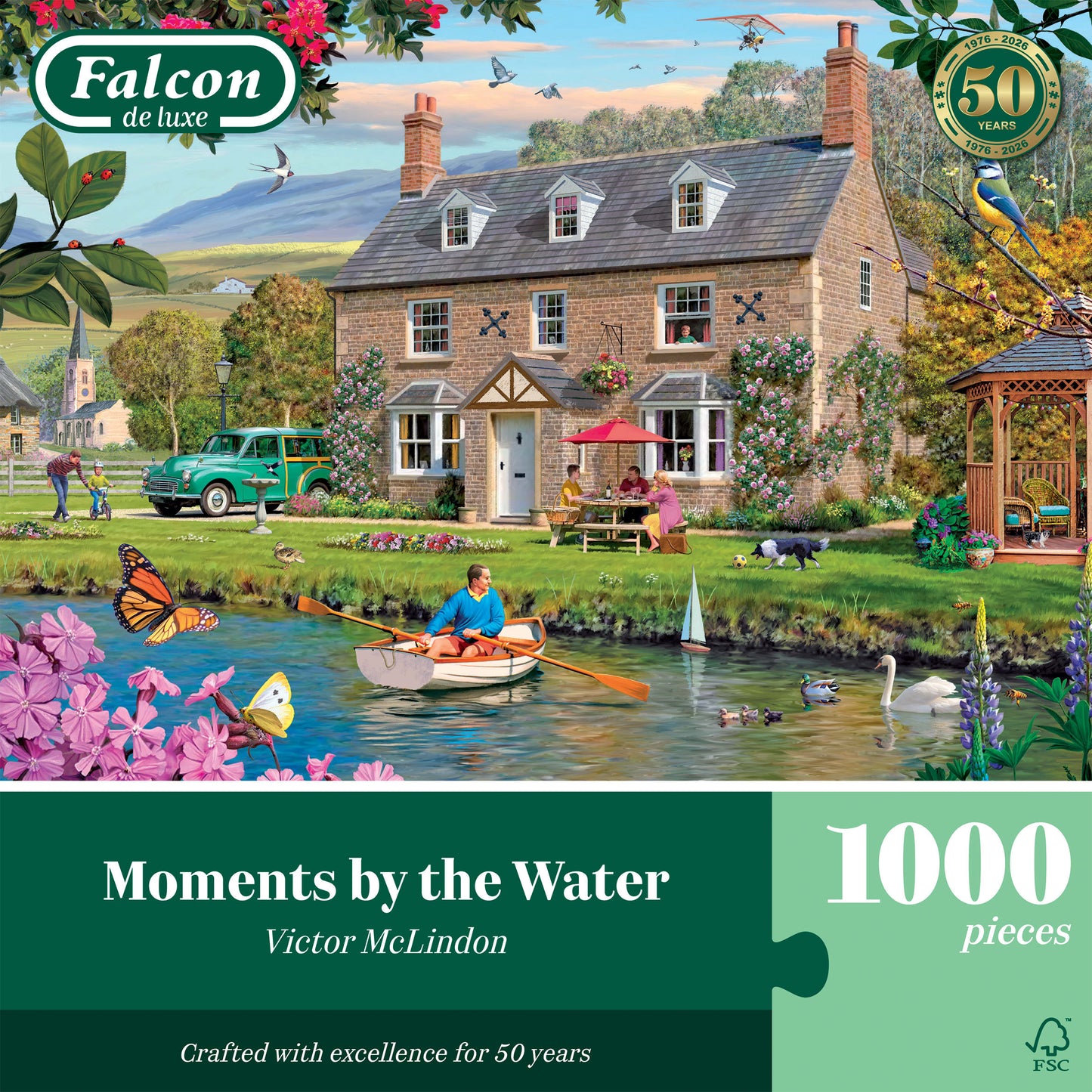 PRE-ORDER Falcon de Luxe Moments by the Water 1000 Piece Jigsaw Puzzle