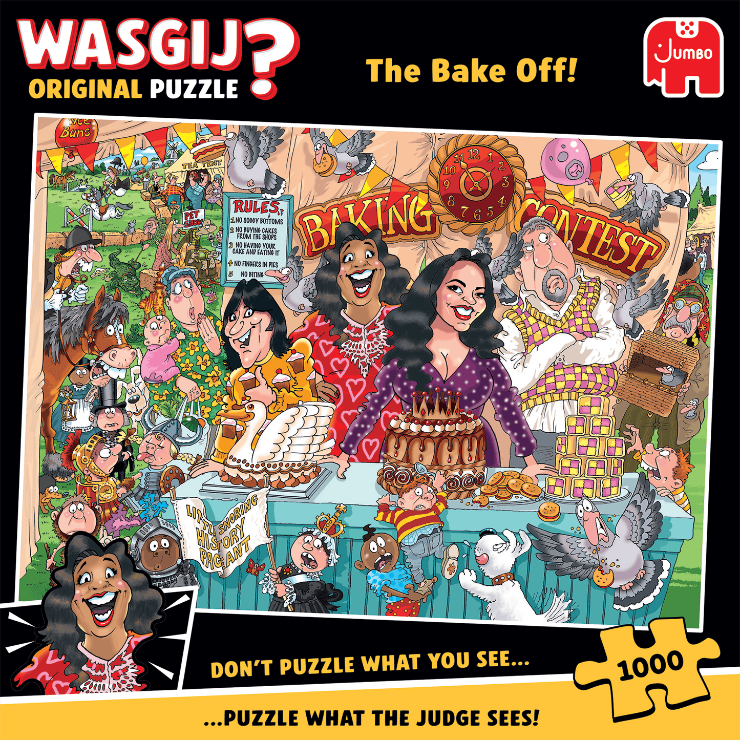 PRE-ORDER Wasgij Original Bake Off 1000 Piece Jigsaw Puzzle