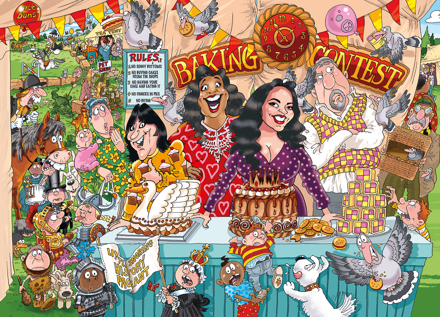 PRE-ORDER Wasgij Original Bake Off 1000 Piece Jigsaw Puzzle