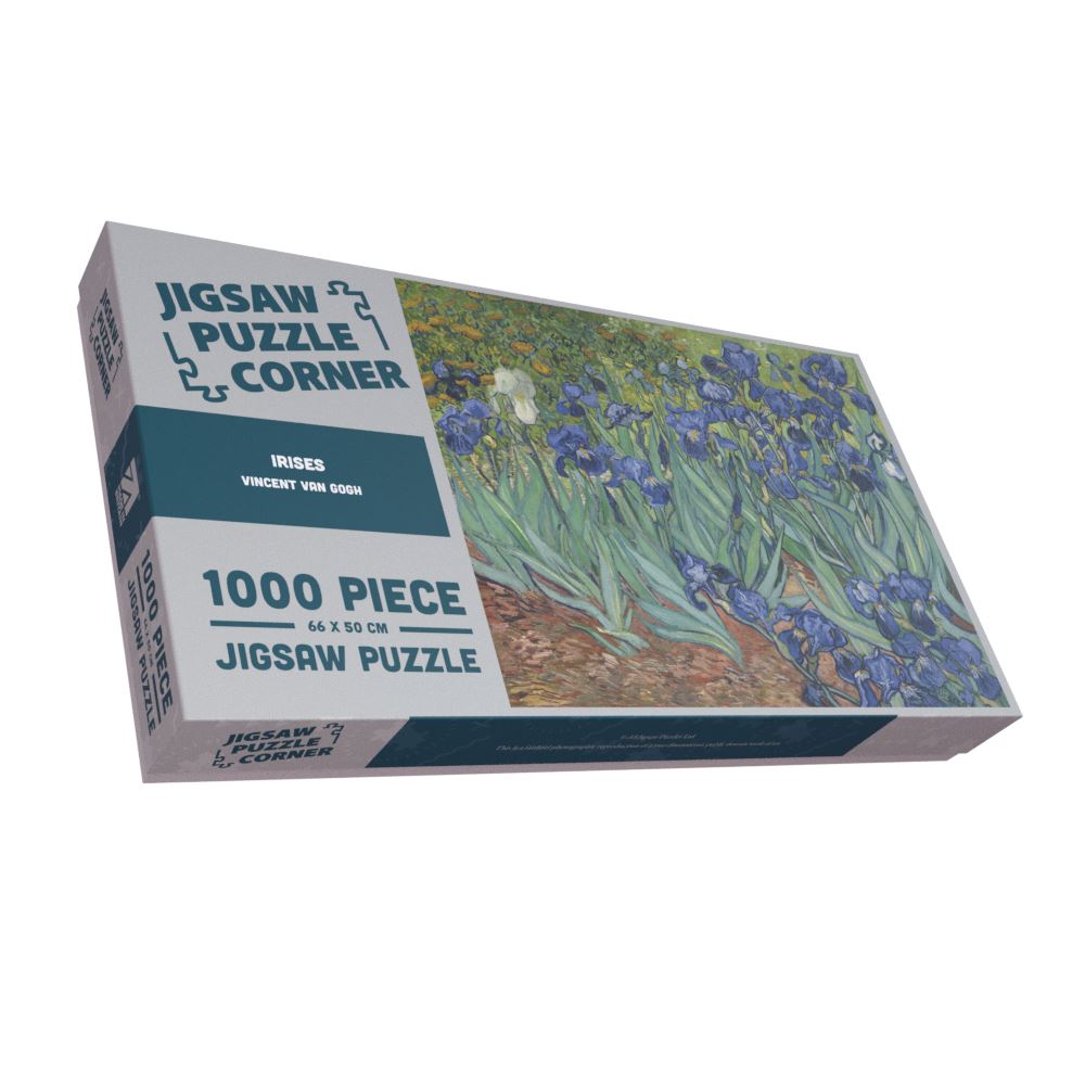 Irises Famous Fine Art Floral Jigsaw Puzzle by Vincent Van Gogh