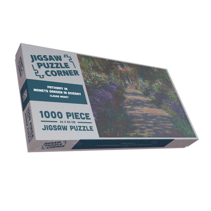 Pathway in Monet’s Garden, Giverny Impressionist Jigsaw Puzzle by Claude Monet