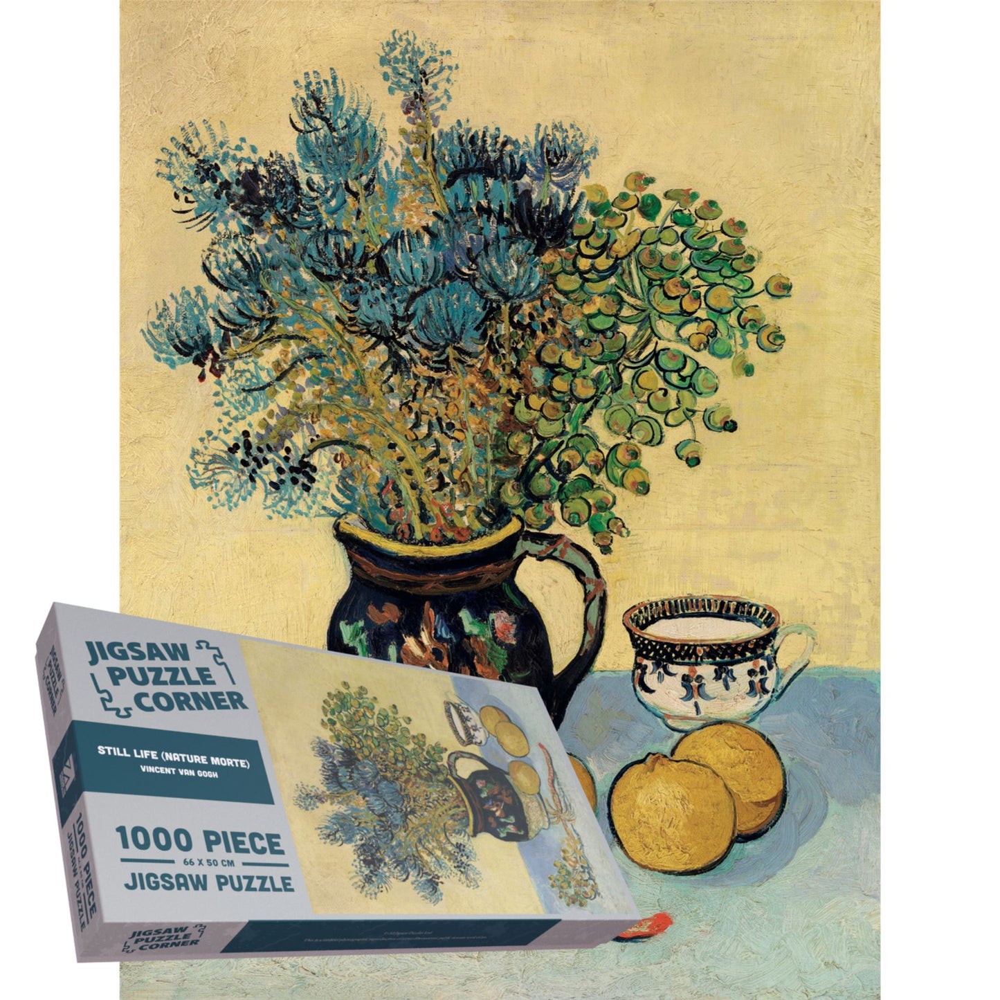 Still Life with Fruit (Nature Morte) Fine Art Jigsaw Puzzle by Vincent Van Gogh