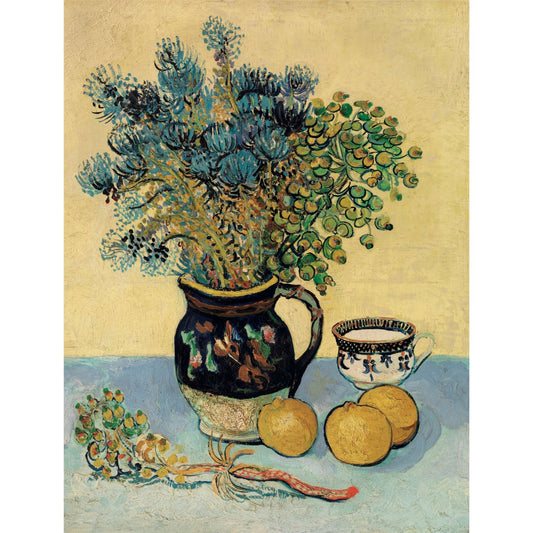 Still Life with Fruit (Nature Morte) Fine Art Jigsaw Puzzle by Vincent Van Gogh