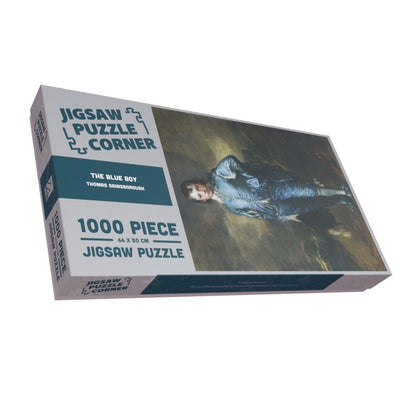 The Blue Boy Famous Portrait Fine Art Jigsaw Puzzle by Thomas Gainsborough