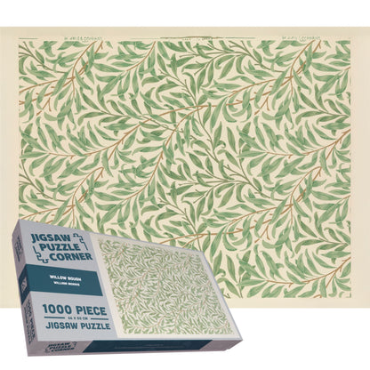 Willow Bough Vintage Floral Pattern Jigsaw Puzzle by William Morris