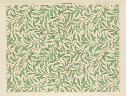 Willow Bough Vintage Floral Pattern Jigsaw Puzzle by William Morris