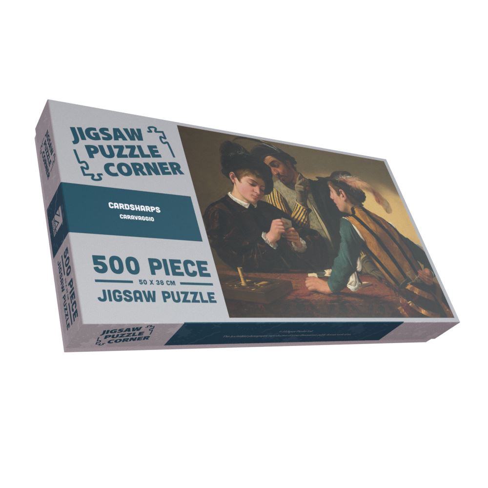 Cardsharps by Caravaggio 1000 or 500 Piece Jigsaw Puzzle