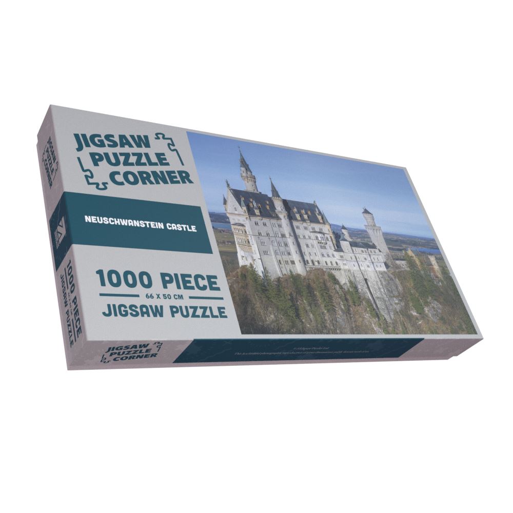 Neuschwanstein Castle 1000 or 500 Piece Jigsaw Puzzle
