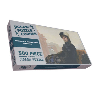 Portrait of an Unknown Woman - Ivan Kramskoi 1000 or 500 Piece Jigsaw Puzzle