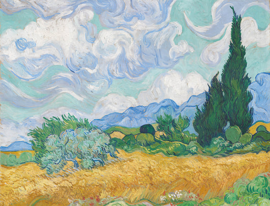 Wheatfield with Cypresses Jigsaw Puzzle - Van Gogh