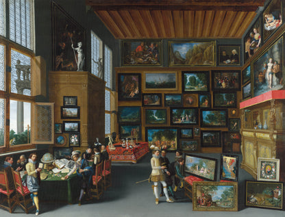 Cognoscenti in a Room Jigsaw Puzzle - Fine Art