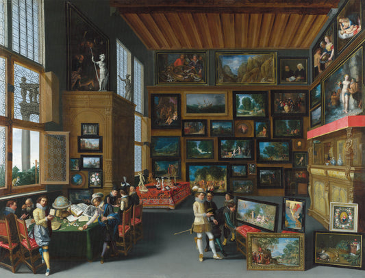 Cognoscenti in a Room Jigsaw Puzzle - Fine Art