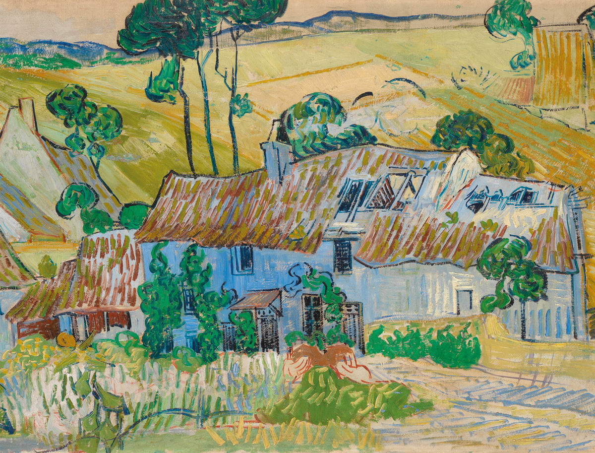 Farms near Auvers Jigsaw Puzzle - Vincent van Gogh