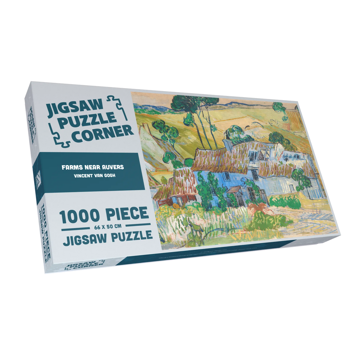 Farms near Auvers Jigsaw Puzzle - Vincent van Gogh