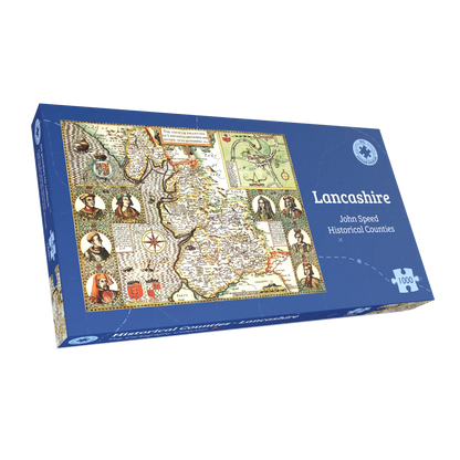 Puzzle 1000 pièces Carte historique du Lancashire (1610)