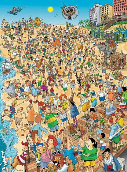 Tag am Strand – Len Epstein 1000-teiliges Puzzle