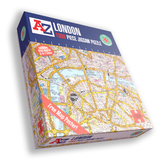 A to Z Map of  London 1000 Piece Jigsaw
