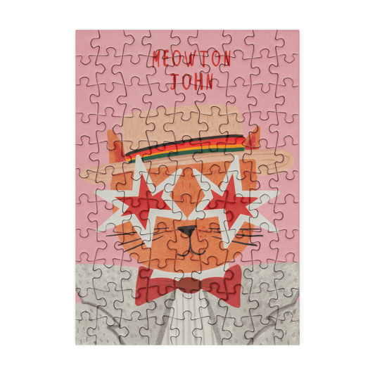 Meowton John 99 Piece Mini Jigsaw Puzzle