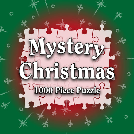 Mystery-Puzzle – Weihnachtsthema, 1000 Teile