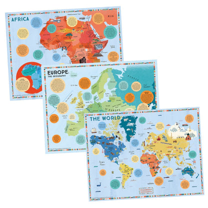 Prisoners of Geography 500-teiliges Puzzle-Kartenpaket