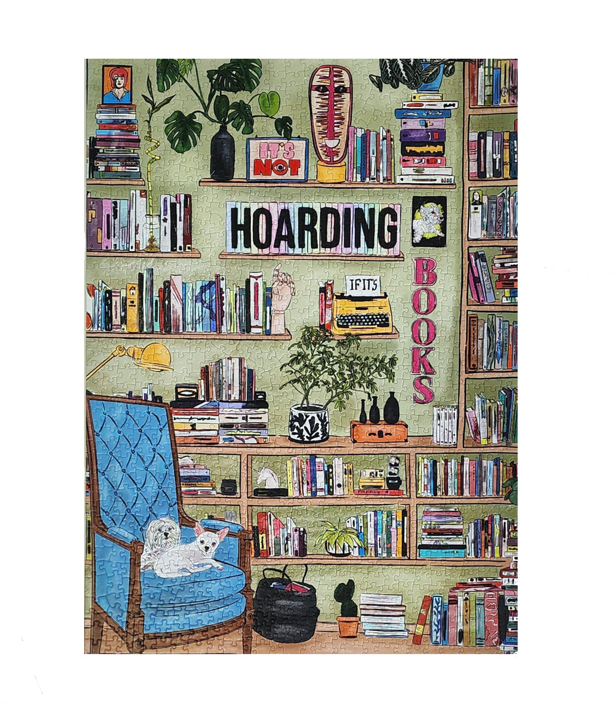 It's Not Hoarding If It's Books -1000 Piece Soft Touch Jigsaw Puzzle