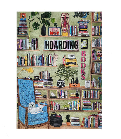 It's Not Hoarding If It's Books -1000 Piece Soft Touch Jigsaw Puzzle