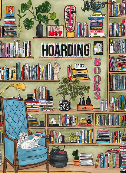 It's Not Hoarding If It's Books -1000 Piece Soft Touch Jigsaw Puzzle