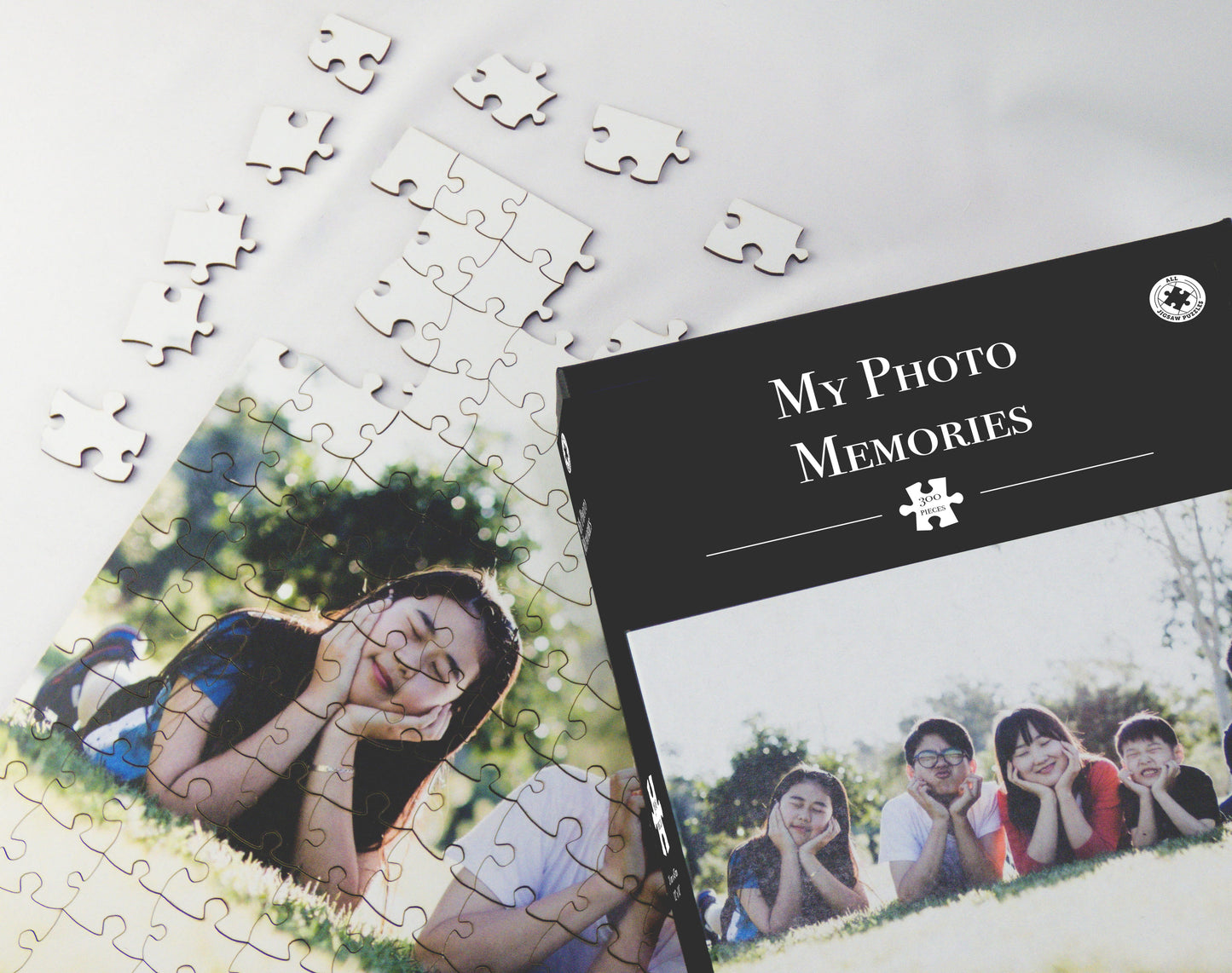 Mes souvenirs photo - Classique - Puzzle en bois de 300 pièces