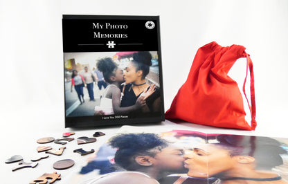 Mes souvenirs photo - Amour - Puzzle en bois 300 pièces