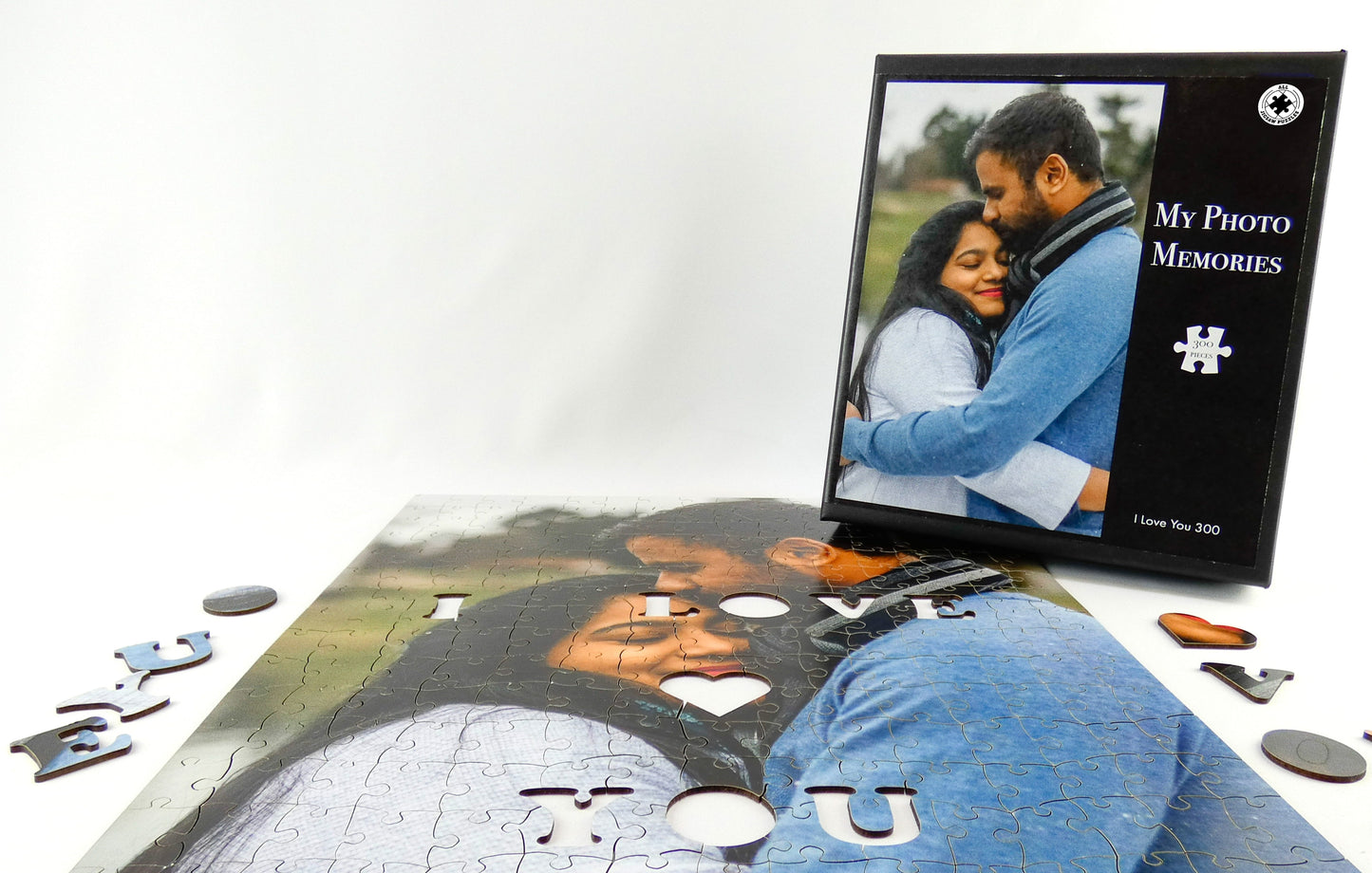 Mes souvenirs photo - Amour - Puzzle en bois 300 pièces