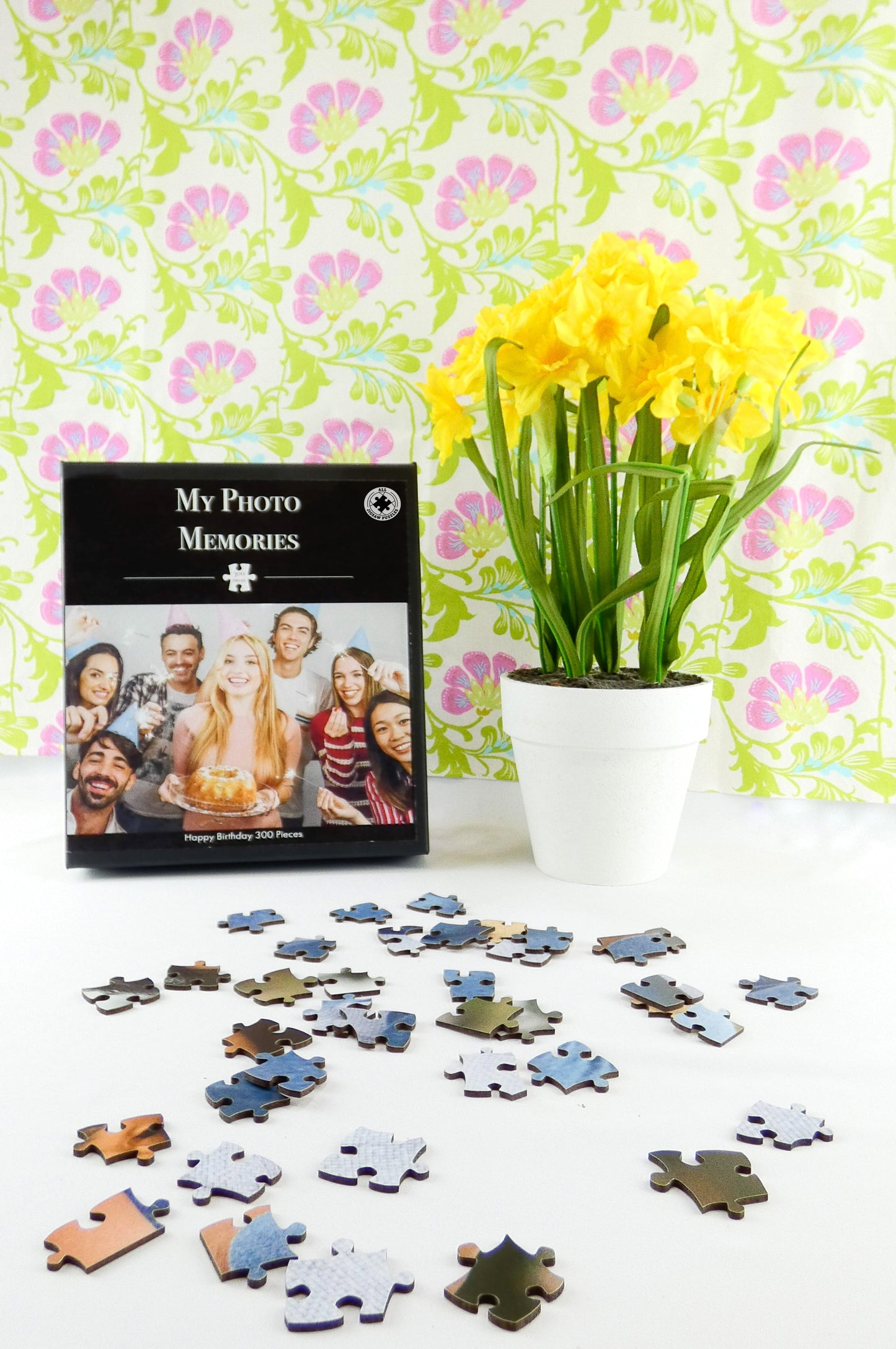 Mes souvenirs photo - Joyeux anniversaire - Puzzle en bois de 300 pièces
