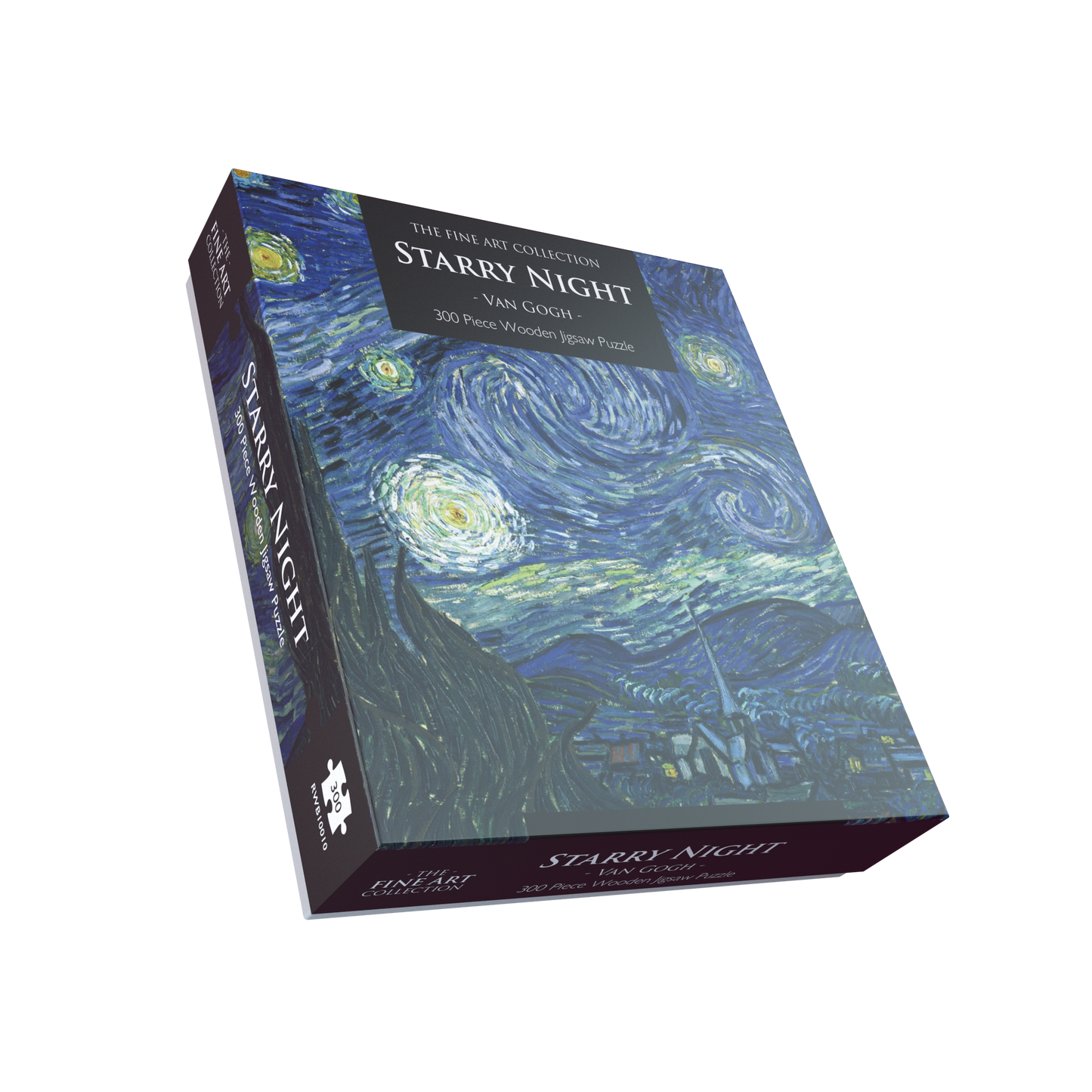 Starry Night by Vincent van Gogh 300 Piece Wooden Jigsaw Puzzle