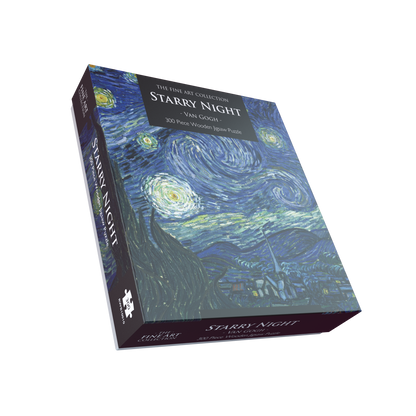 Starry Night by Vincent van Gogh 300 Piece Wooden Jigsaw Puzzle