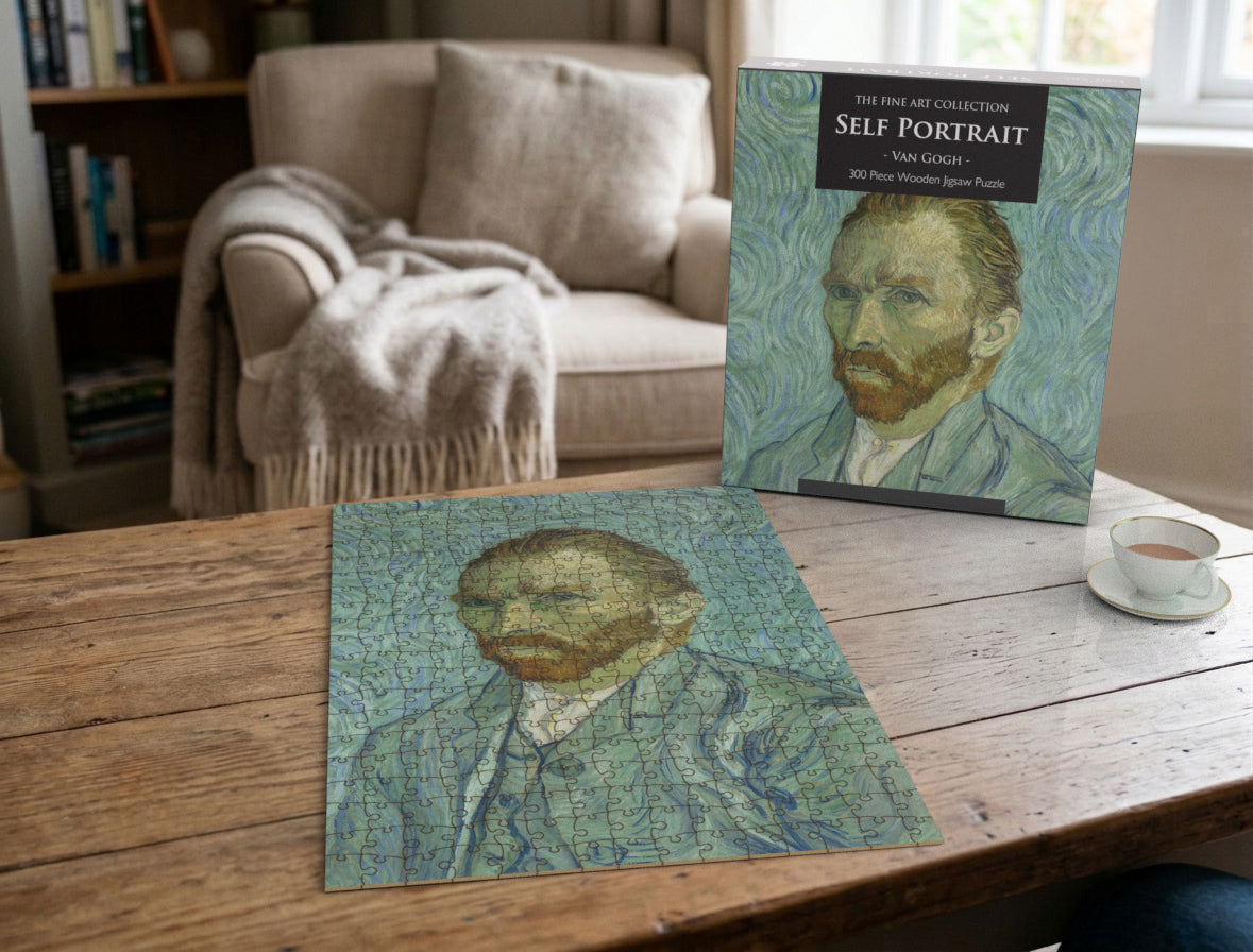 Selbstporträt von Vincent van Gogh, 300-teiliges Holzpuzzle