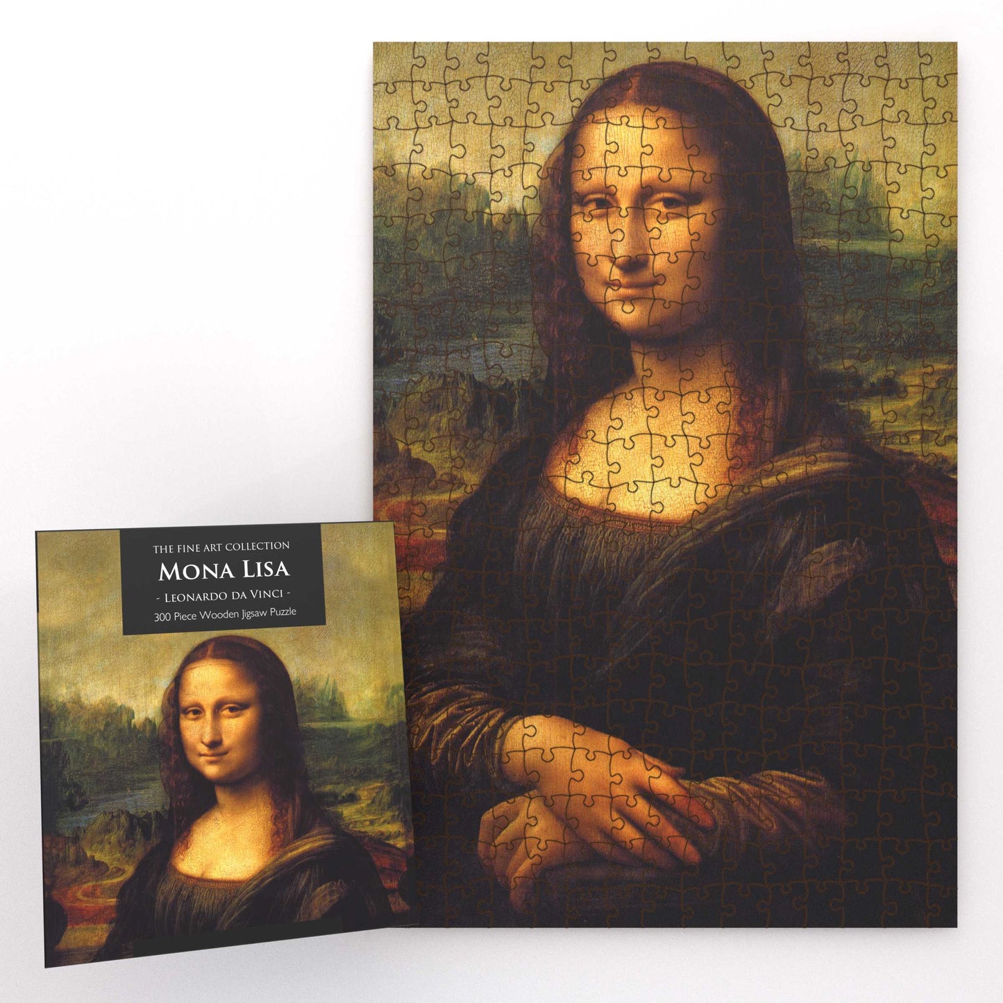Puzzle en bois 300 pièces Mona Lisa de Léonard de Vinci