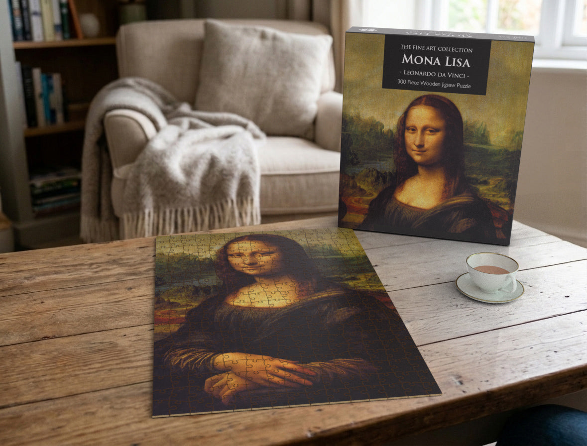 Puzzle en bois 300 pièces Mona Lisa de Léonard de Vinci