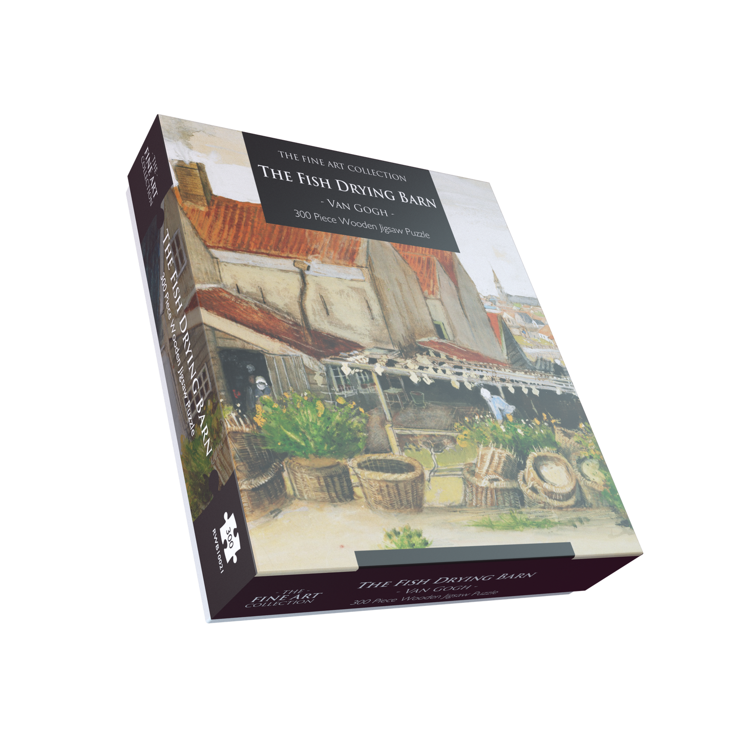 Die Fischtrocknungsscheune von Van Gogh, 300-teiliges Holzpuzzle