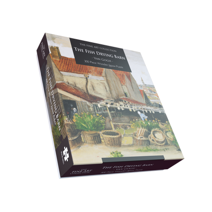 Die Fischtrocknungsscheune von Van Gogh, 300-teiliges Holzpuzzle