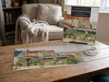 Die Fischtrocknungsscheune von Van Gogh, 300-teiliges Holzpuzzle