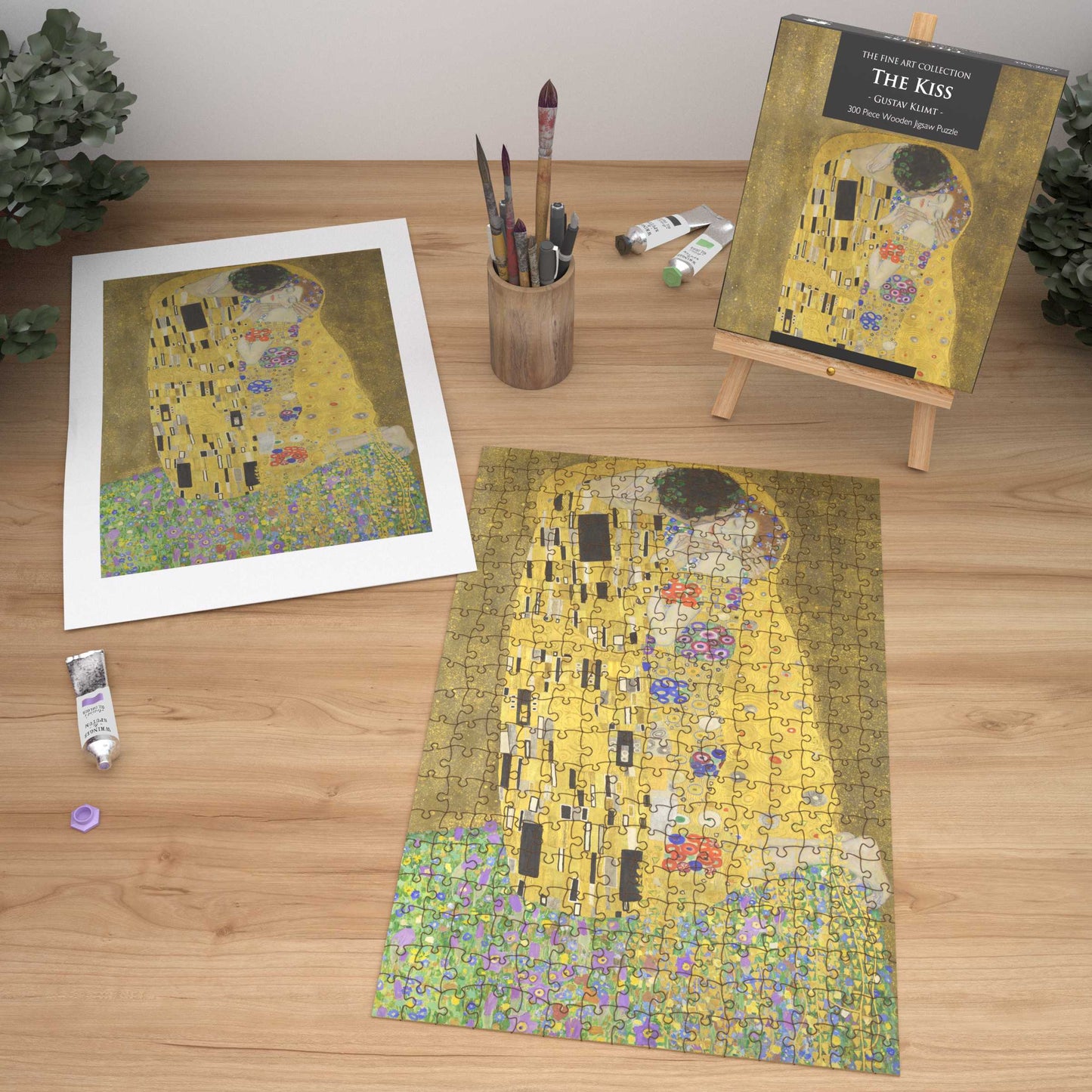 Puzzle 300 pièces Le Baiser de Gustav Klimt