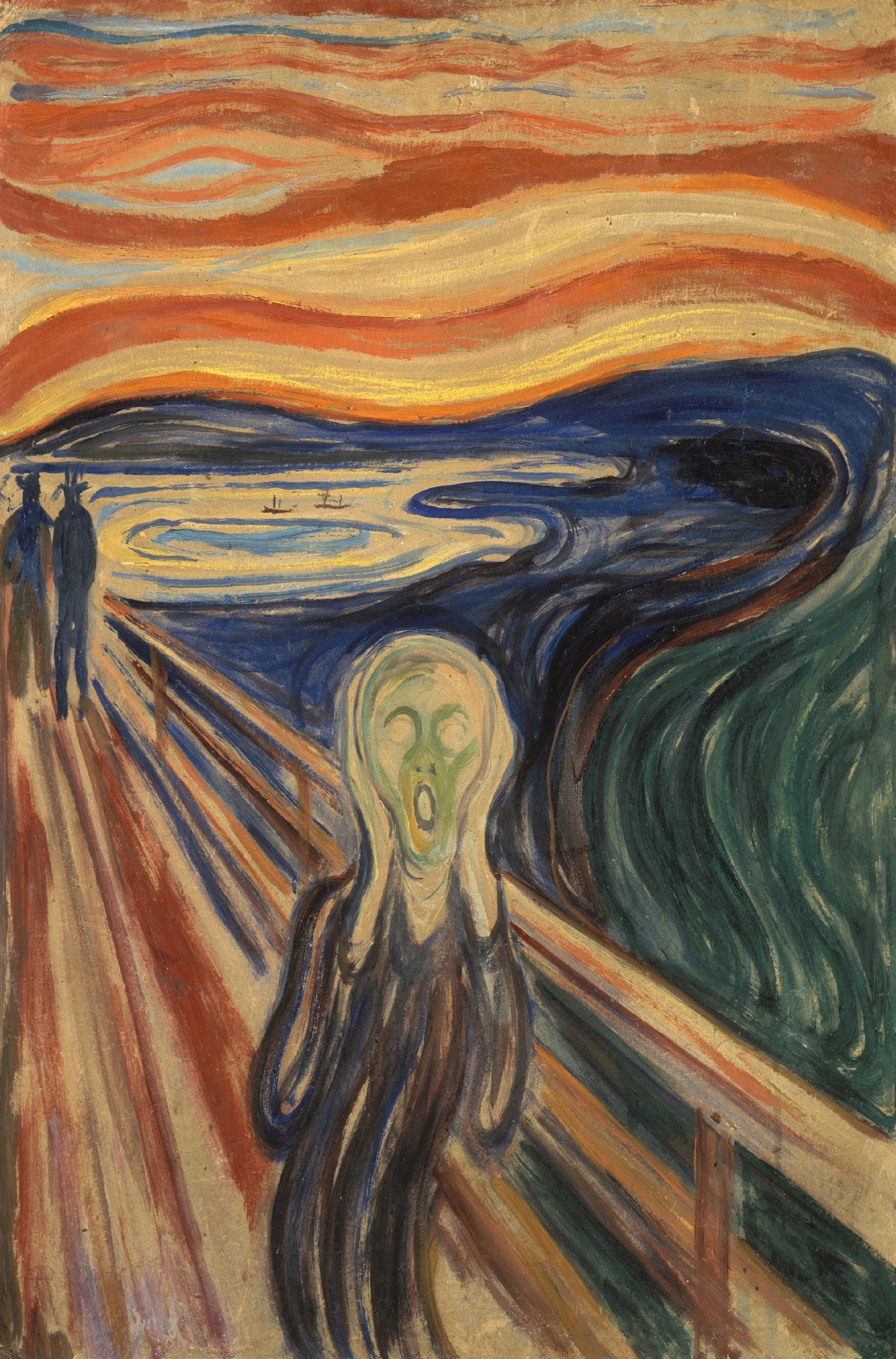 Puzzle en bois de 300 pièces Le Cri d'Edvard Munch