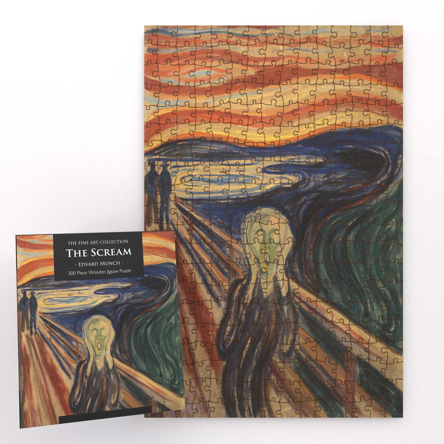 Puzzle en bois de 300 pièces Le Cri d'Edvard Munch